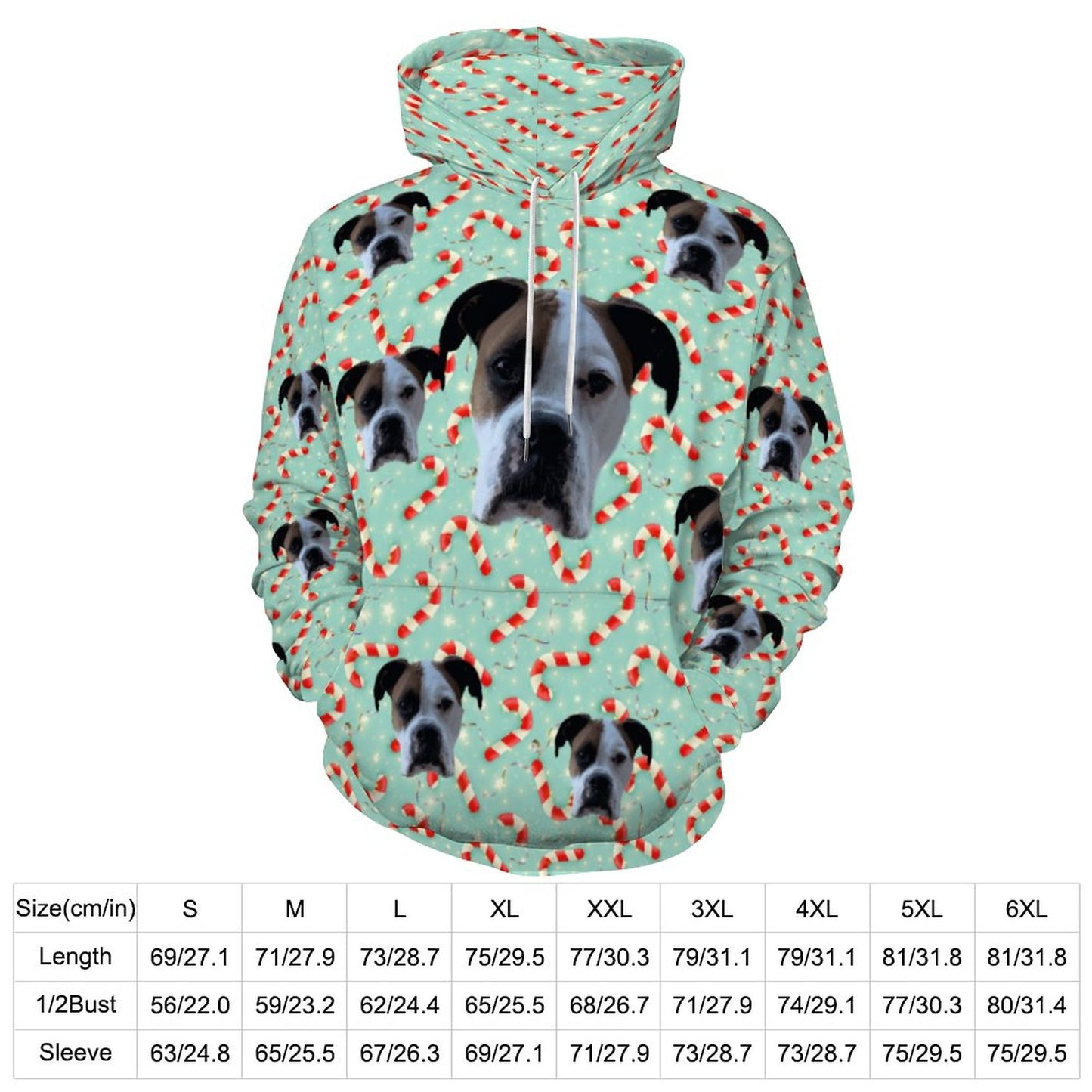 Custom Hoodie FACE PATTERN