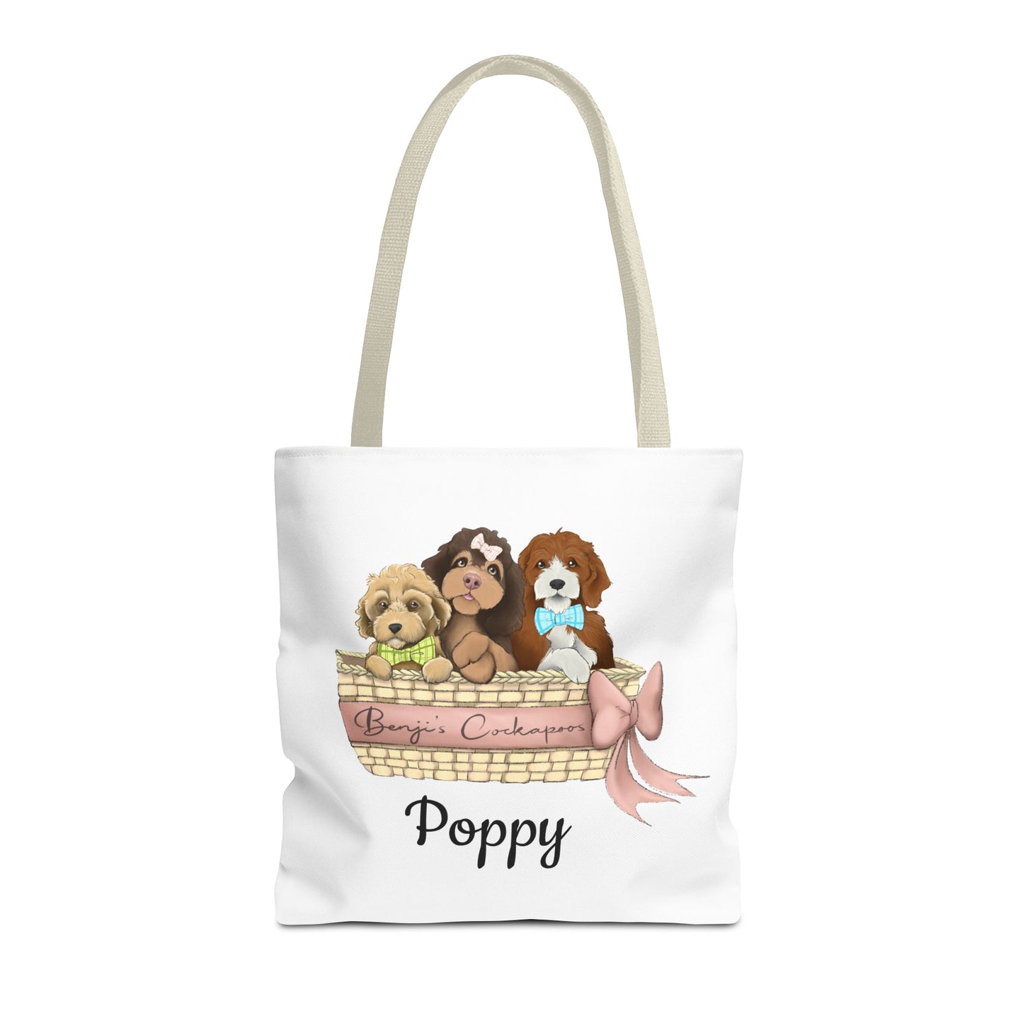 Poppy    Benjis Cockapoos Tote Bag