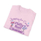 JUMPING FOR CANDI - Flowers Unisex Softstyle T-Shirt