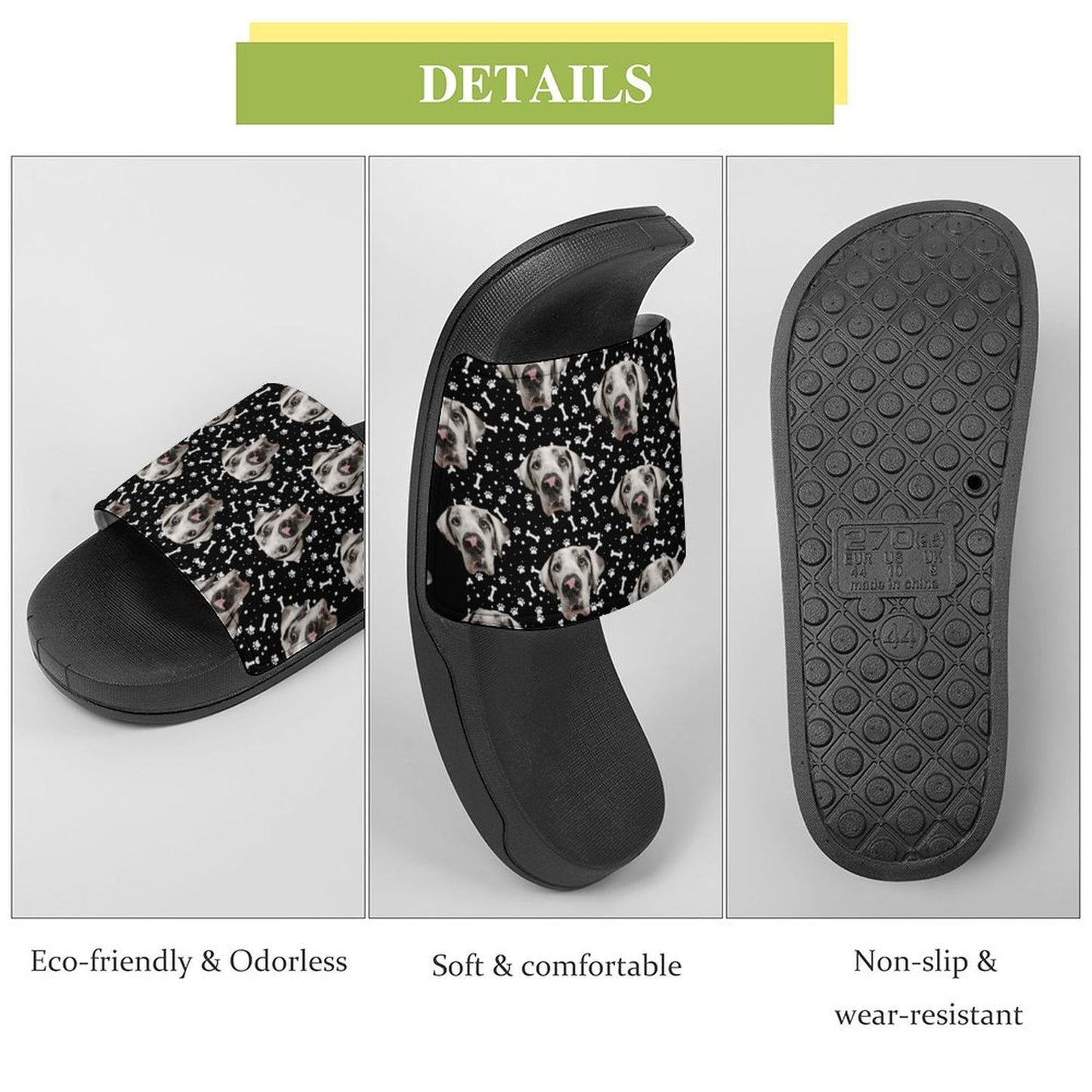 Personalized Casual UnisexPVC Slippers