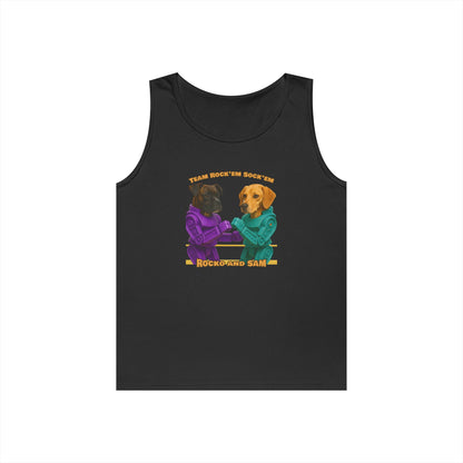 ROCKO SAM Unisex Heavy Cotton Tank Top