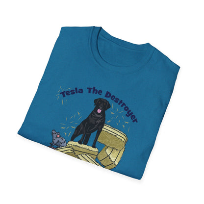 TESLA Barn Hunt Unisex Softstyle T-Shirt