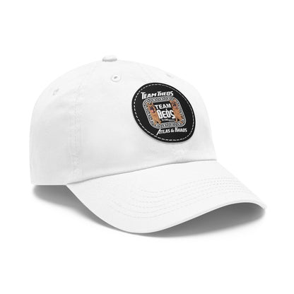 TEAM THEOS - Dad Hat with Leather Patch (Round)