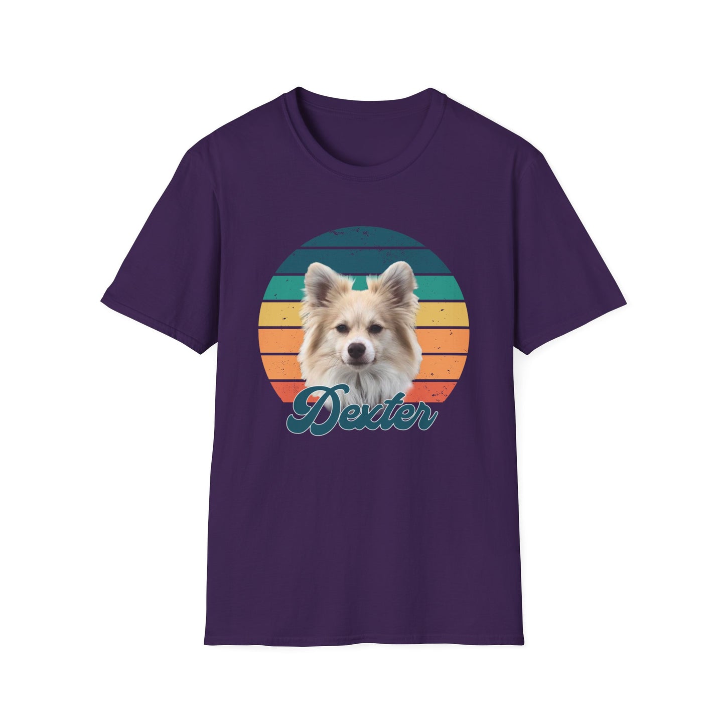 RETRO SUNSET DEXTER Unisex Softstyle T-Shirt