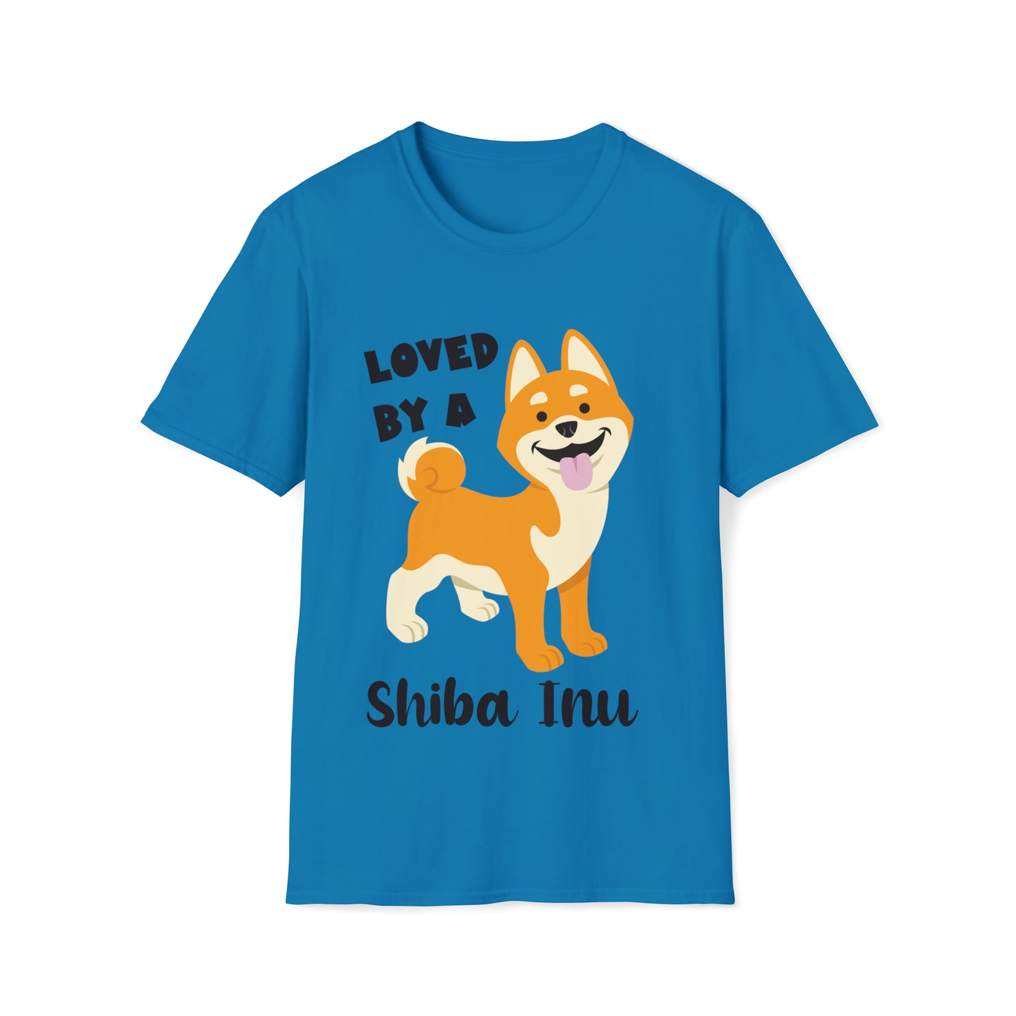 LOVED BY SHIBA 2 Unisex Softstyle T-Shirt