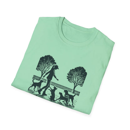 3 No Dogs Left Behind - Unisex Softstyle T-Shirt