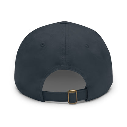 Toss & Fetch - Vancouver, WA Dad Hat with Leather Patch (Rectangle)