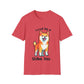 LOVED BY SHIBA 3 Unisex Softstyle T-Shirt