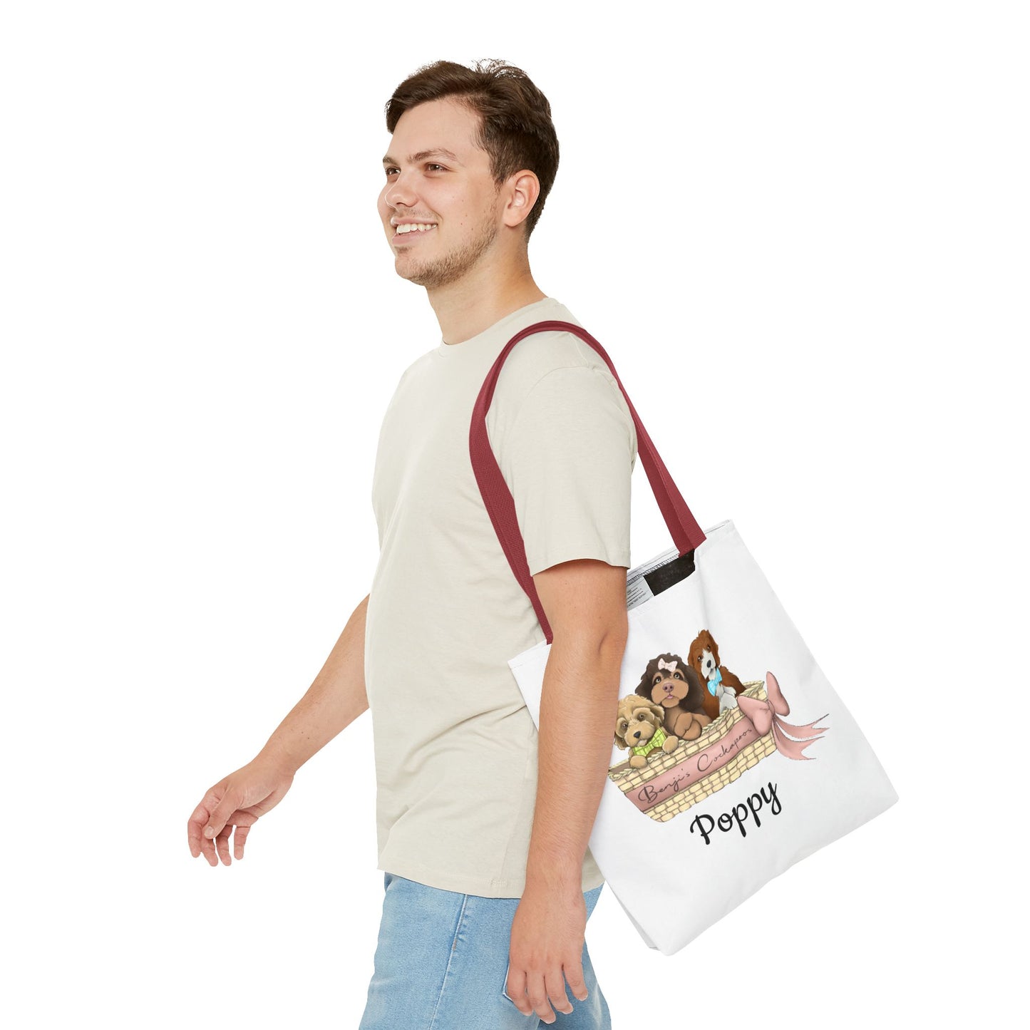 Poppy    Benjis Cockapoos Tote Bag