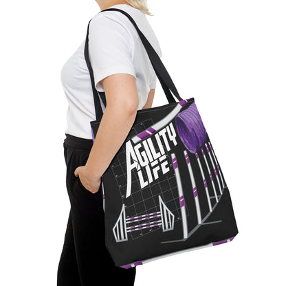 AGILITY LIFE BLACK Tote Bag