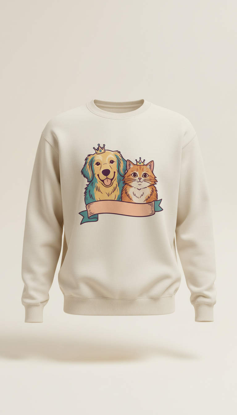 Personalized Peach Biscuit Sweatshirt