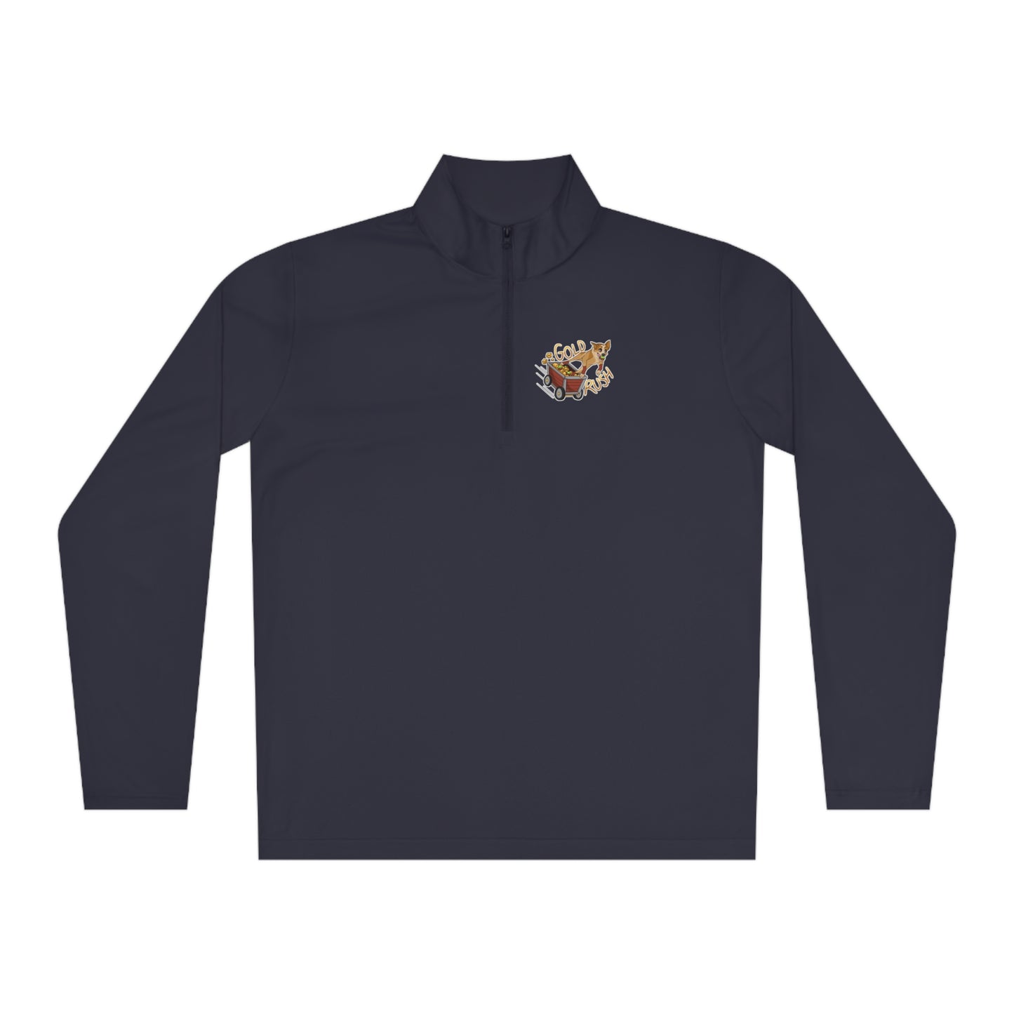 GOLD RUSH FLYBALL Unisex Quarter-Zip Pullover