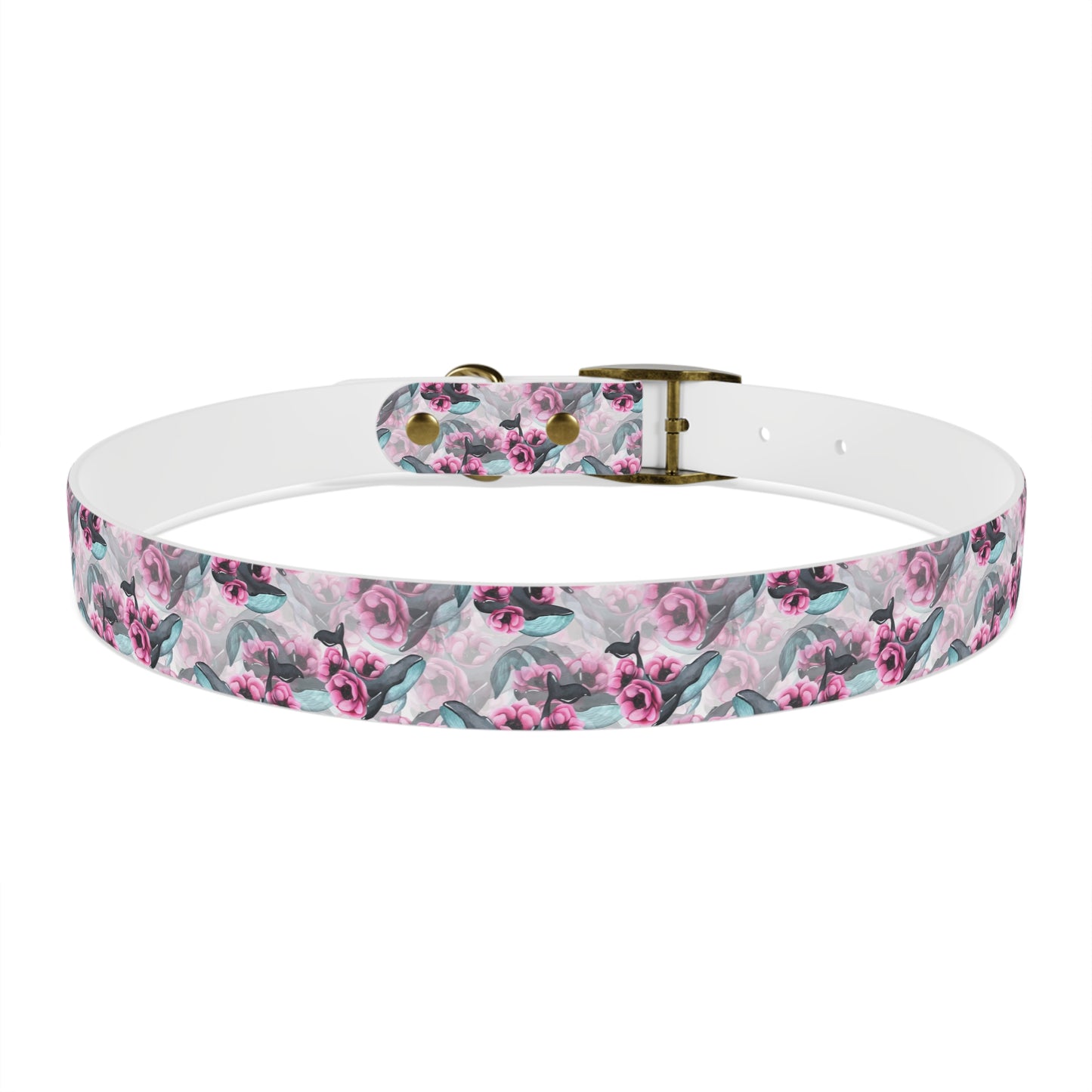 FLORAL ORCA  Dog Collar