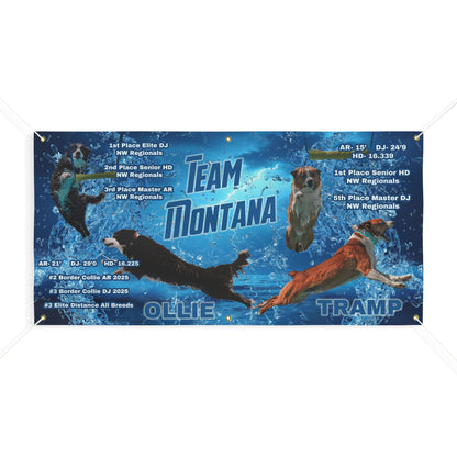 team montana Matte Banner