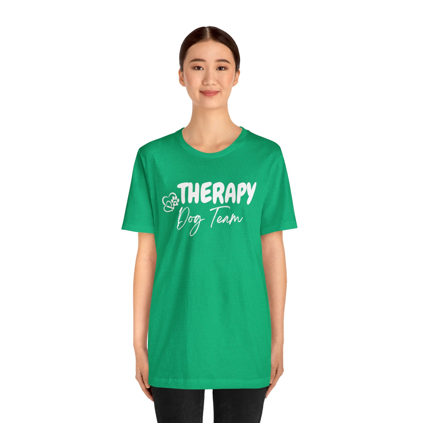 5 - THERAPY  DOG TEAM   - Unisex Jersey Short Sleeve Tee