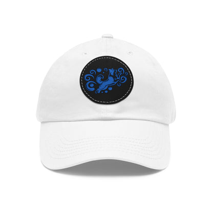 BORDER COLLIE - Splash, Hat with Leather Patch