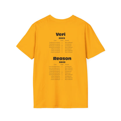 REASON/VERI  TEAM BORDER TERRIER.2 - NASDA  Unisex Softstyle T-Shirt