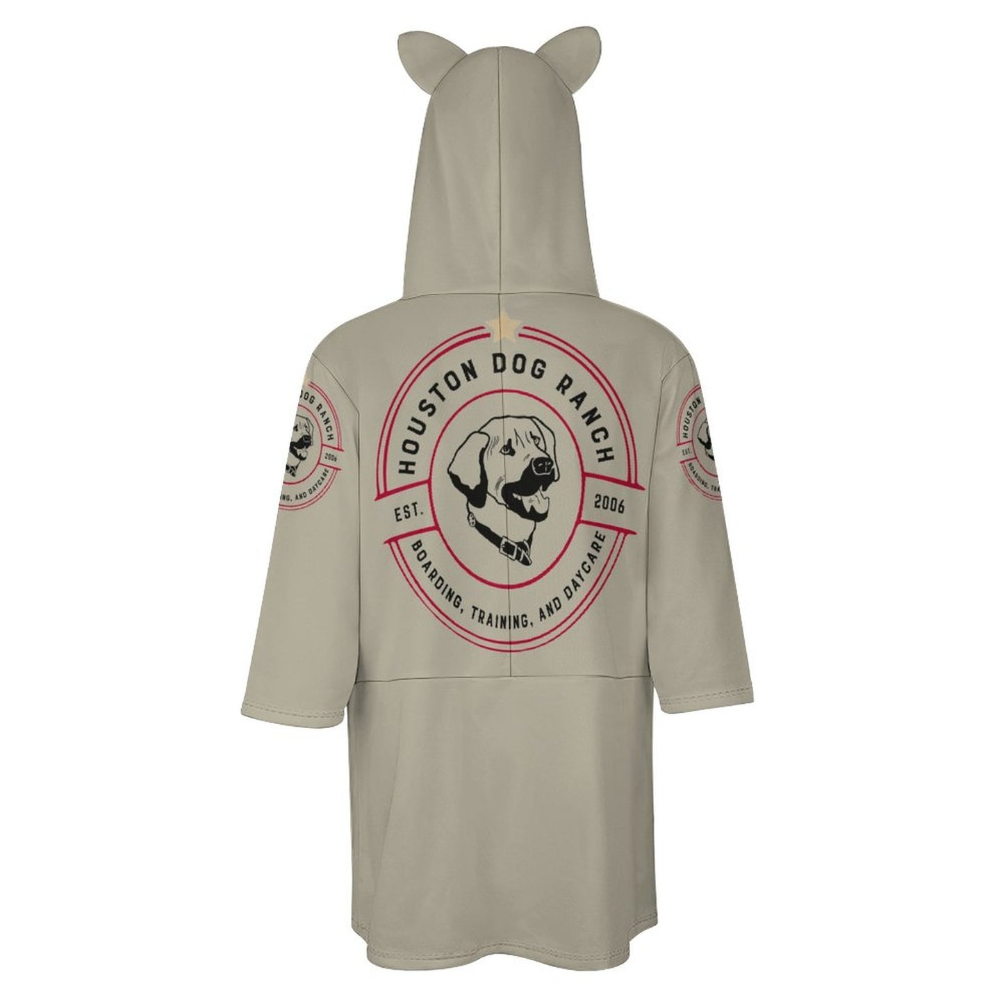 HOUSTON DOG RANCH  Hooded Pullover DS004 (All-Over Printing)