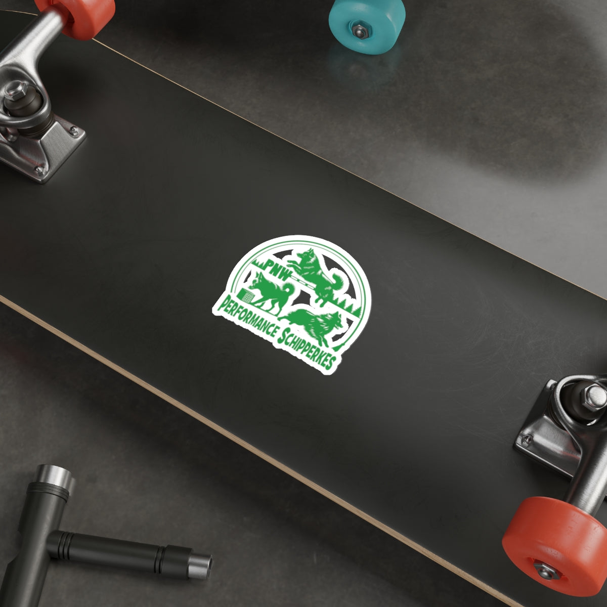PNW Schipperkes  Die-Cut Stickers