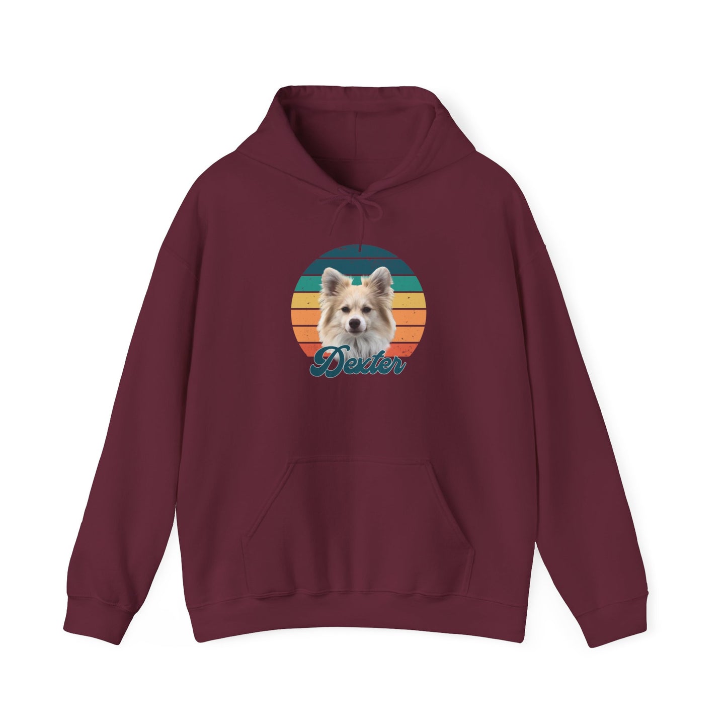 RETRO SUNSET DEXTER Unisex Heavy Blend™ Hooded Sweatshirt