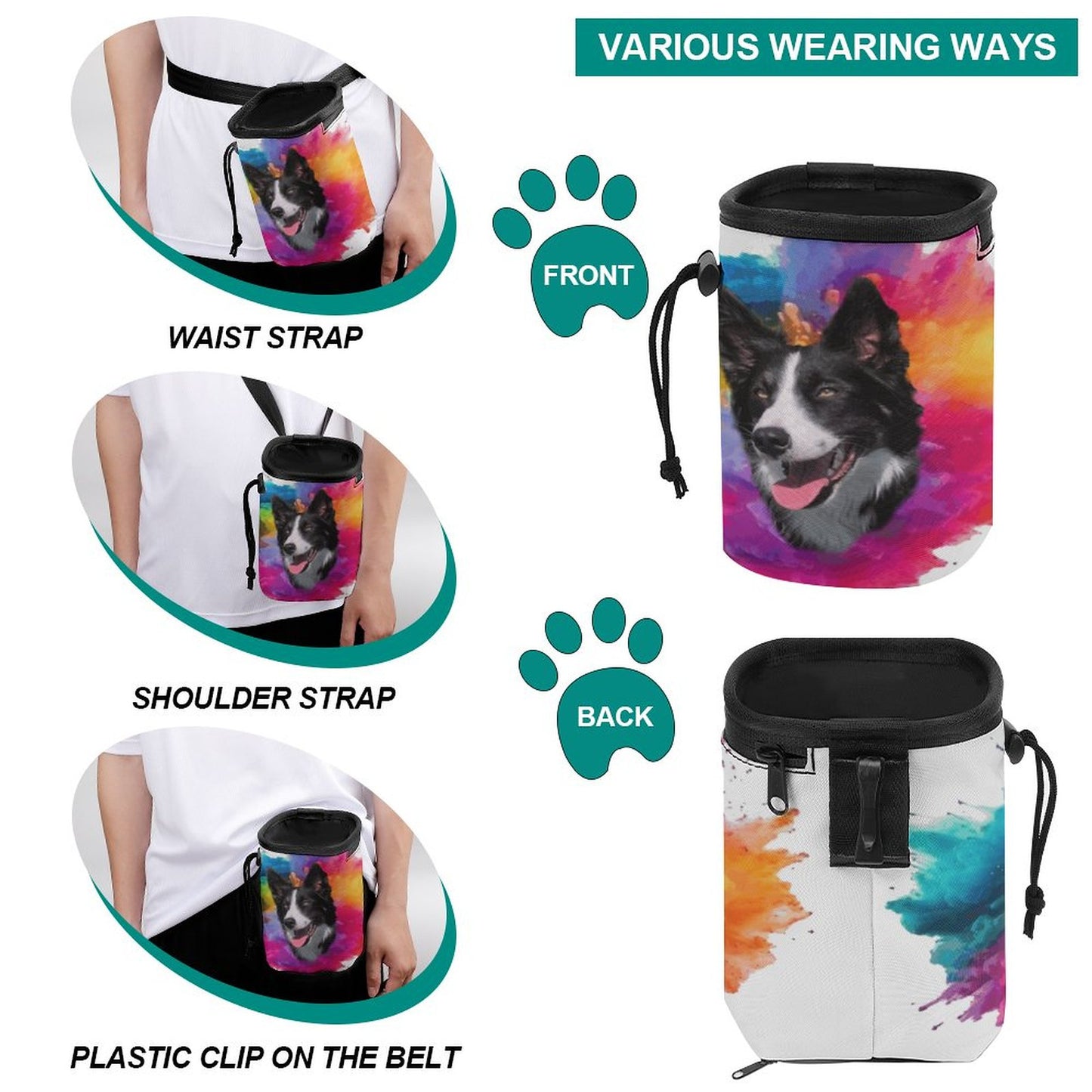 Dog Treat Training Bags Storage for Pet Rewards A007
