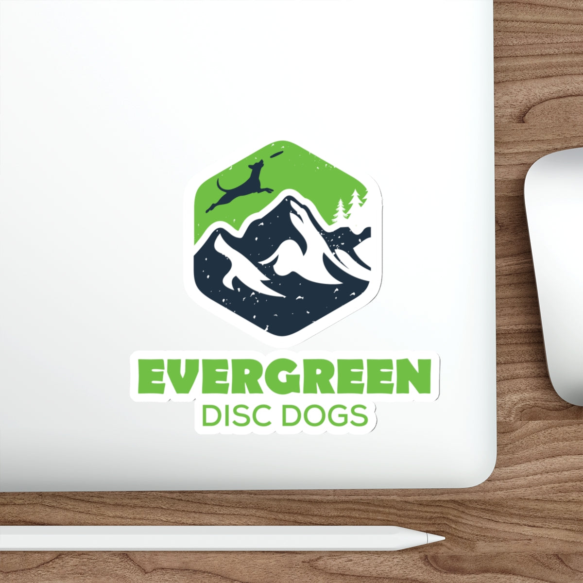 EVERGREEN DISC DOGS Die-Cut Stickers