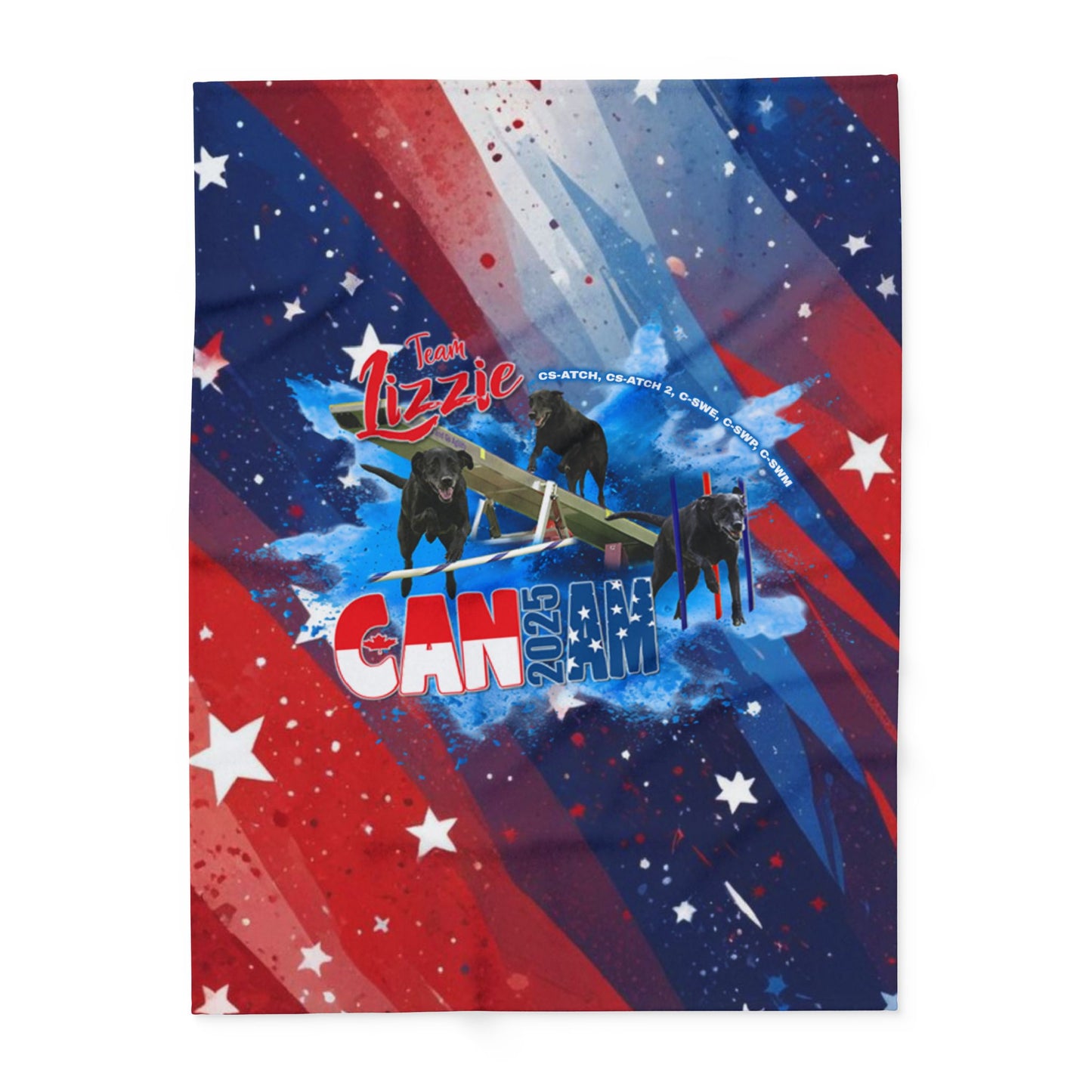 LIZZIE CAN AM Fleece Blanket