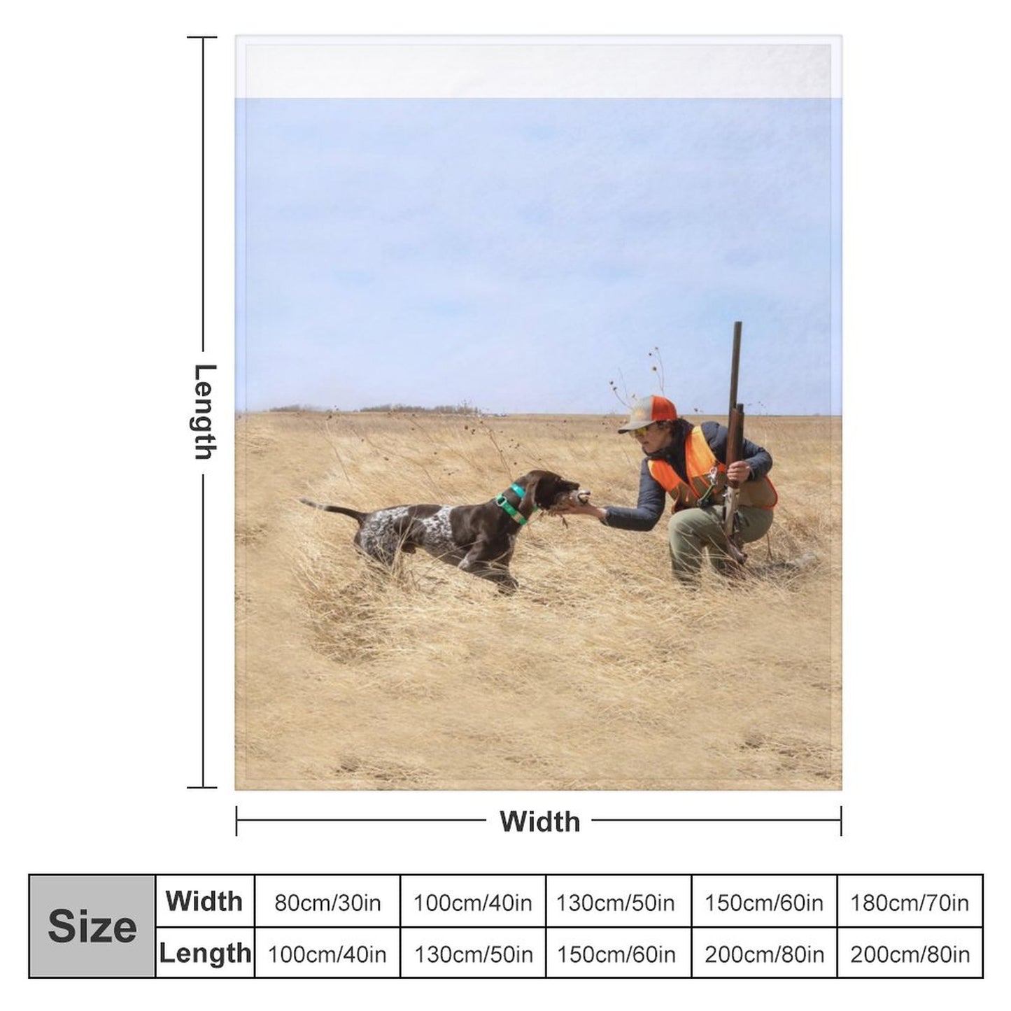 280gsm Flannel Blanket-40"x50" (Dual-sided Printing)