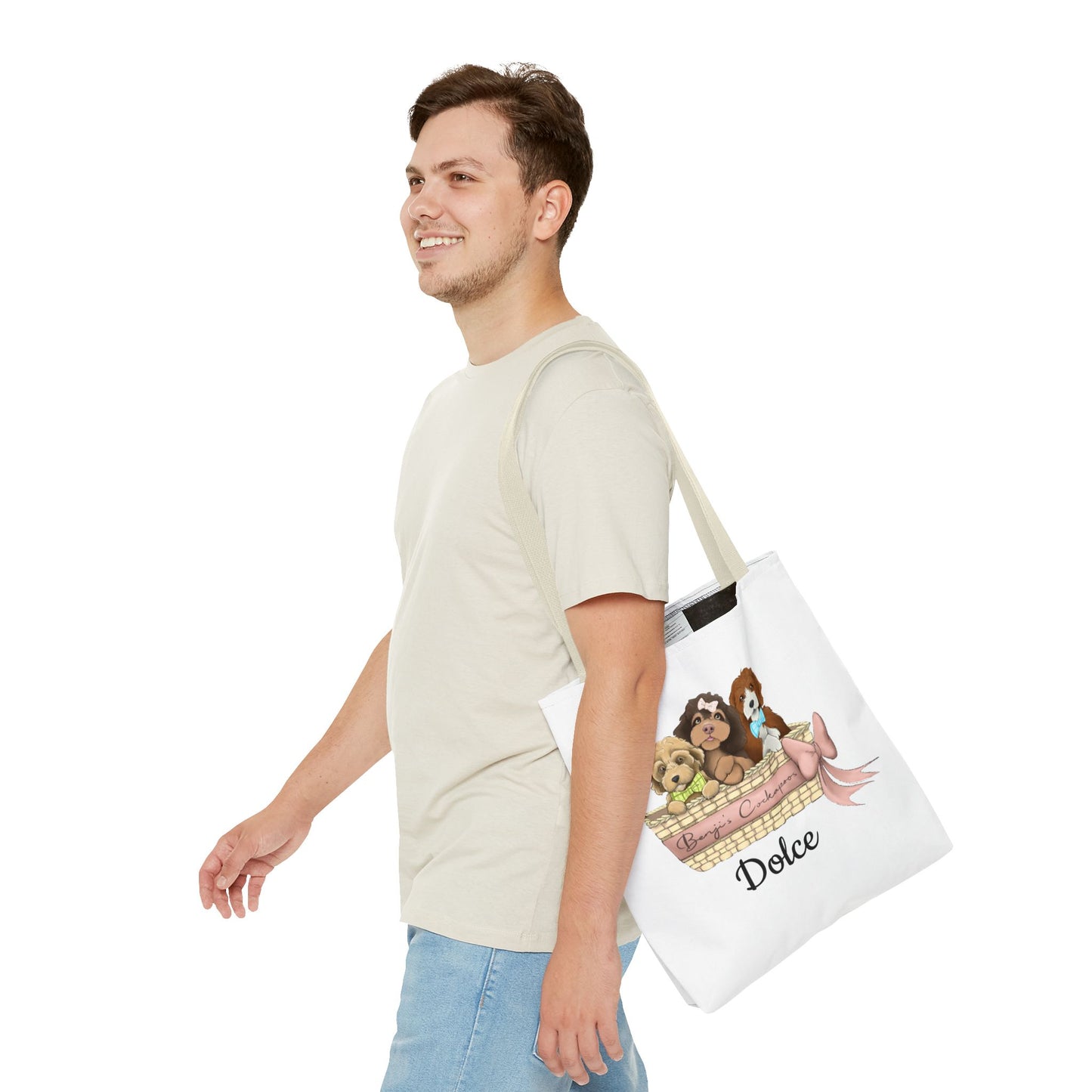 Dolce   Benjis Cockapoos Tote Bag
