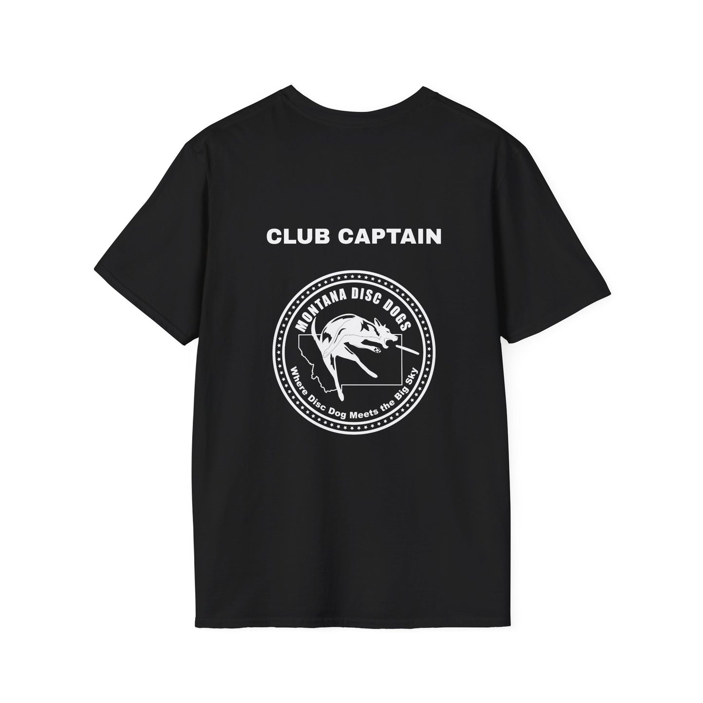 *CLUB CAPTAIN MONTANA DISC DOGS Unisex Softstyle T-Shirt