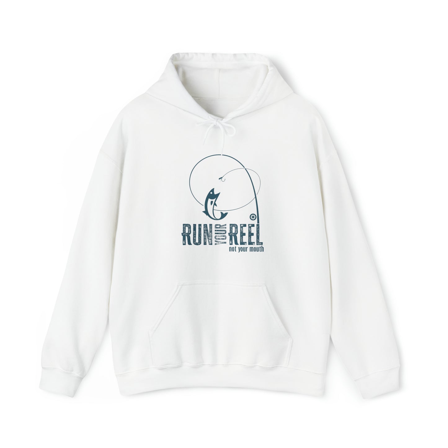 RUN YOUR REEL - 4 Unisex Heavy Blend™ Hooded Sweatshirt