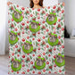 HOLLY ORNAMENT Blanket-50"x60" (Dual-sided Printing) GEORGIA GRACE