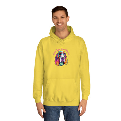 LOVED BY  BASSET 3 Unisex College Hoodie