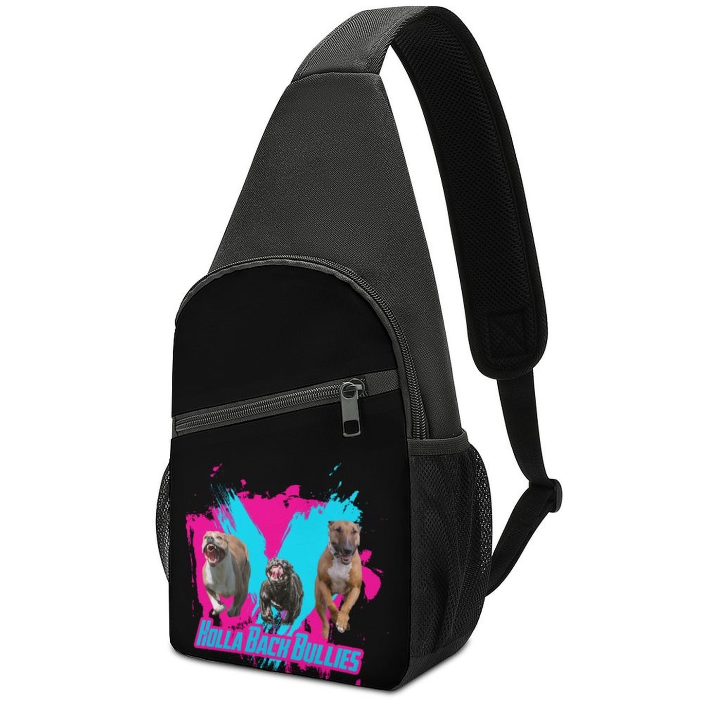 HOLLA BACK BULLIES Personalized Sling Bags with Single Shoulder A002