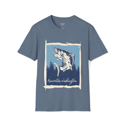 ANACORTES SALMON Unisex Softstyle T-Shirt