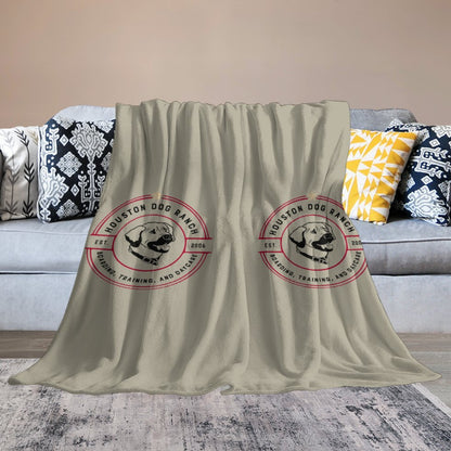 HOUSTON DOG RANCH Flannel Blanket-30"x40" (Dual-sided Printing)