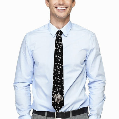 FACE w PAWS-n-BONES Men's Tie