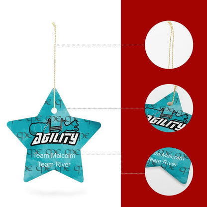 Star  Ornament -  Team Malcolm / Team River