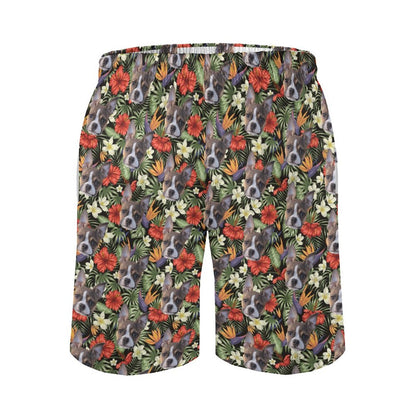 HAWAIIAN STYLE FACE - Men's Board Shorts