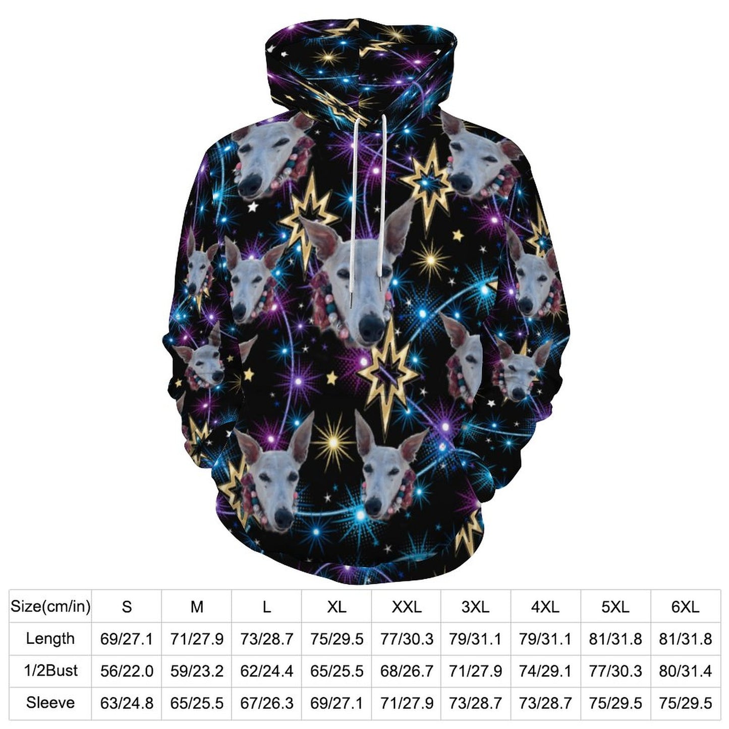 Custom Hoodie FACE PATTERN