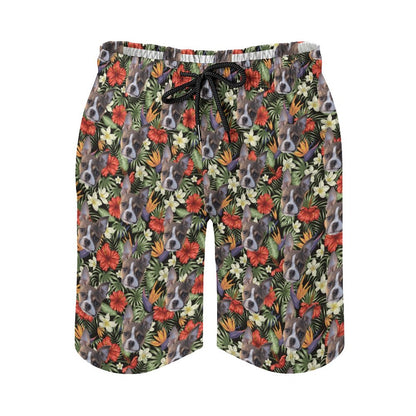 HAWAIIAN STYLE FACE - Men's Board Shorts
