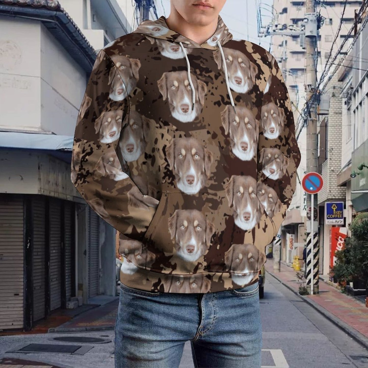 Custom Hoodie FACE PATTERN