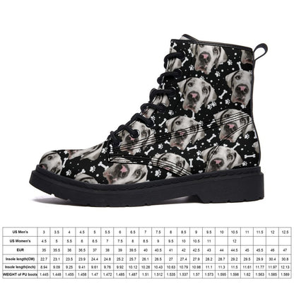 Unisex Boots FACE w PAWS-n-BONES