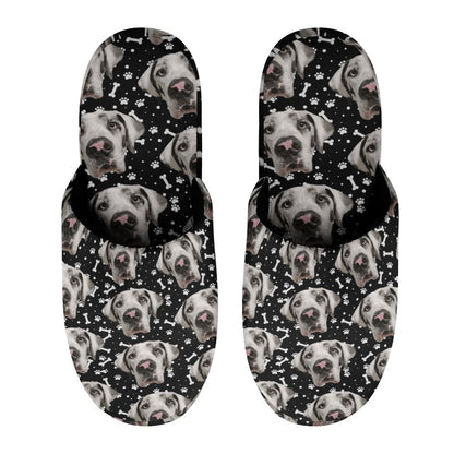 FACE w PAWS-n-BONES Mens Slippers