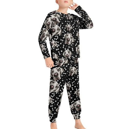 Long Sleeve Pajama Suit for Boy JTZ (All-Over Printing)