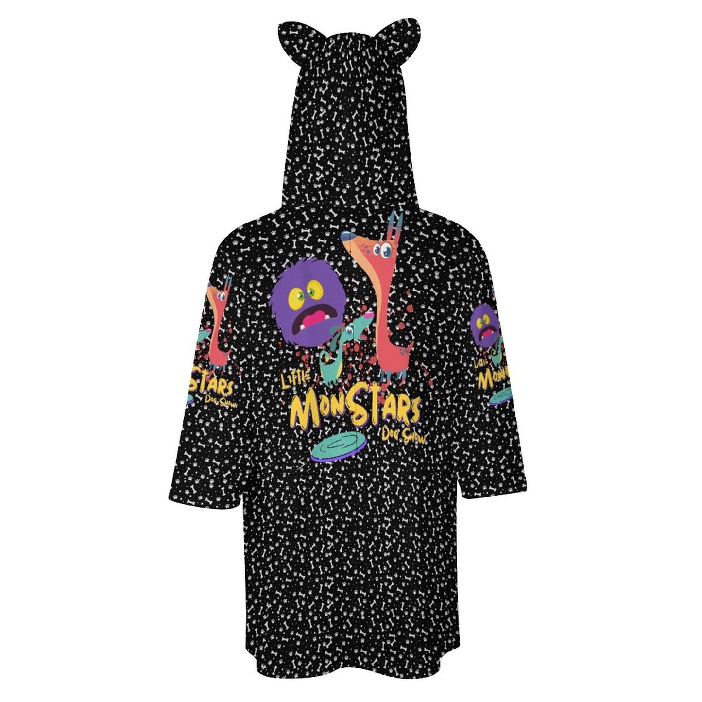 LITTLE MONSTERS Hooded Pullover DS004 (All-Over Printing)