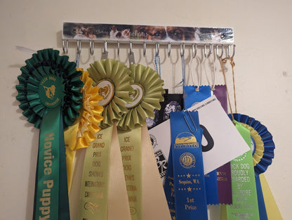 CUSTOM RIBBON AWARD HOLDER Wood