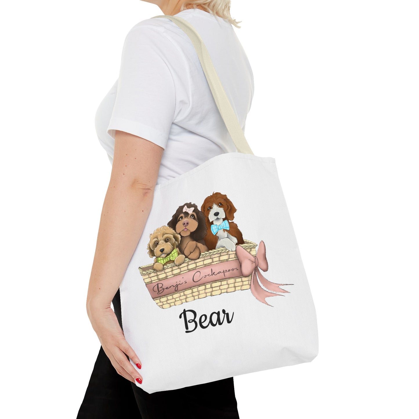 Bear  Benjis Cockapoos Tote Bag