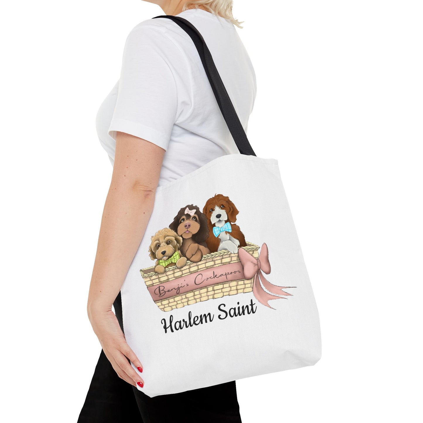 Harlem Saint Benjis Cockapoos Tote Bag