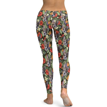 HAWAIIAN STYLE FACE - Hot Yoga Pants for Women